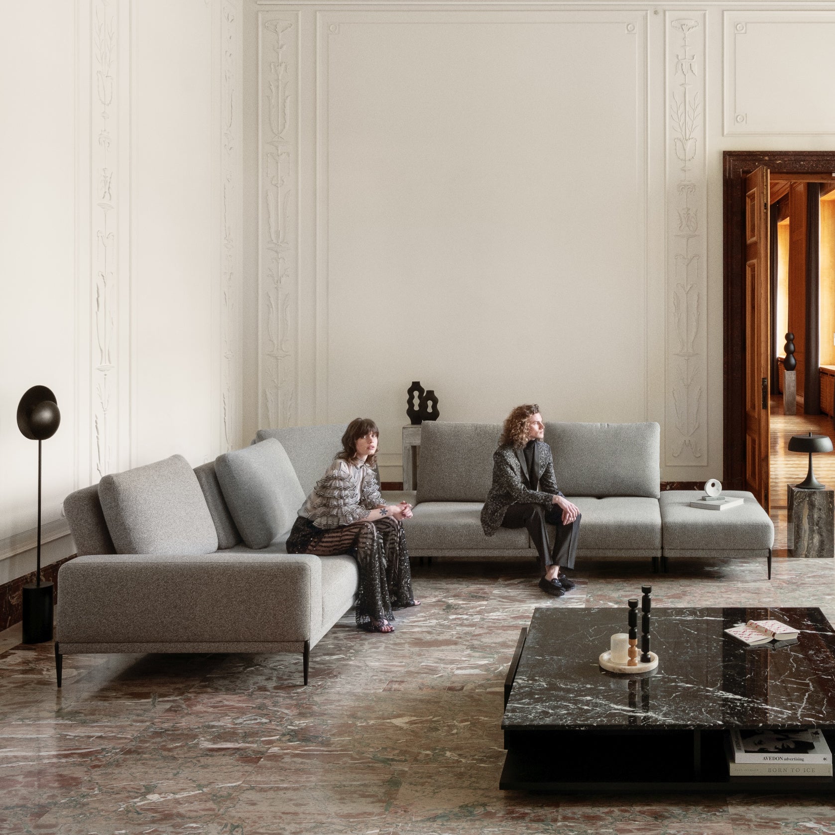 Modulares Sofa Spring, Material: Auswahl möglich