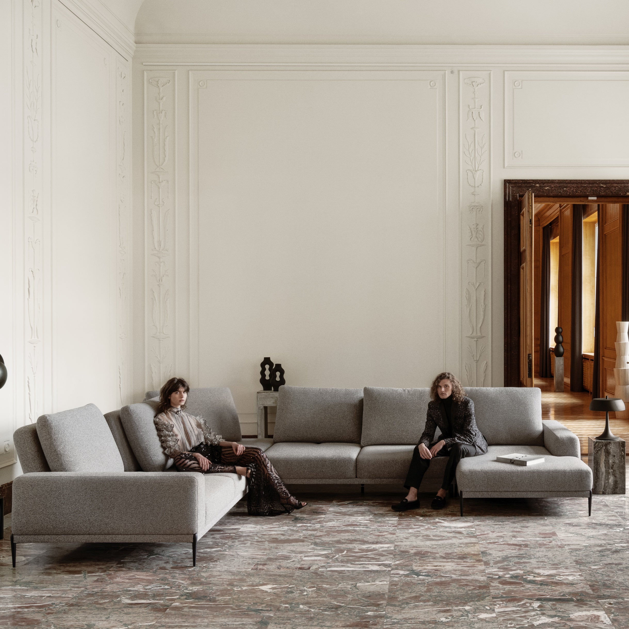 Modulares Sofa Spring, Material: Auswahl möglich