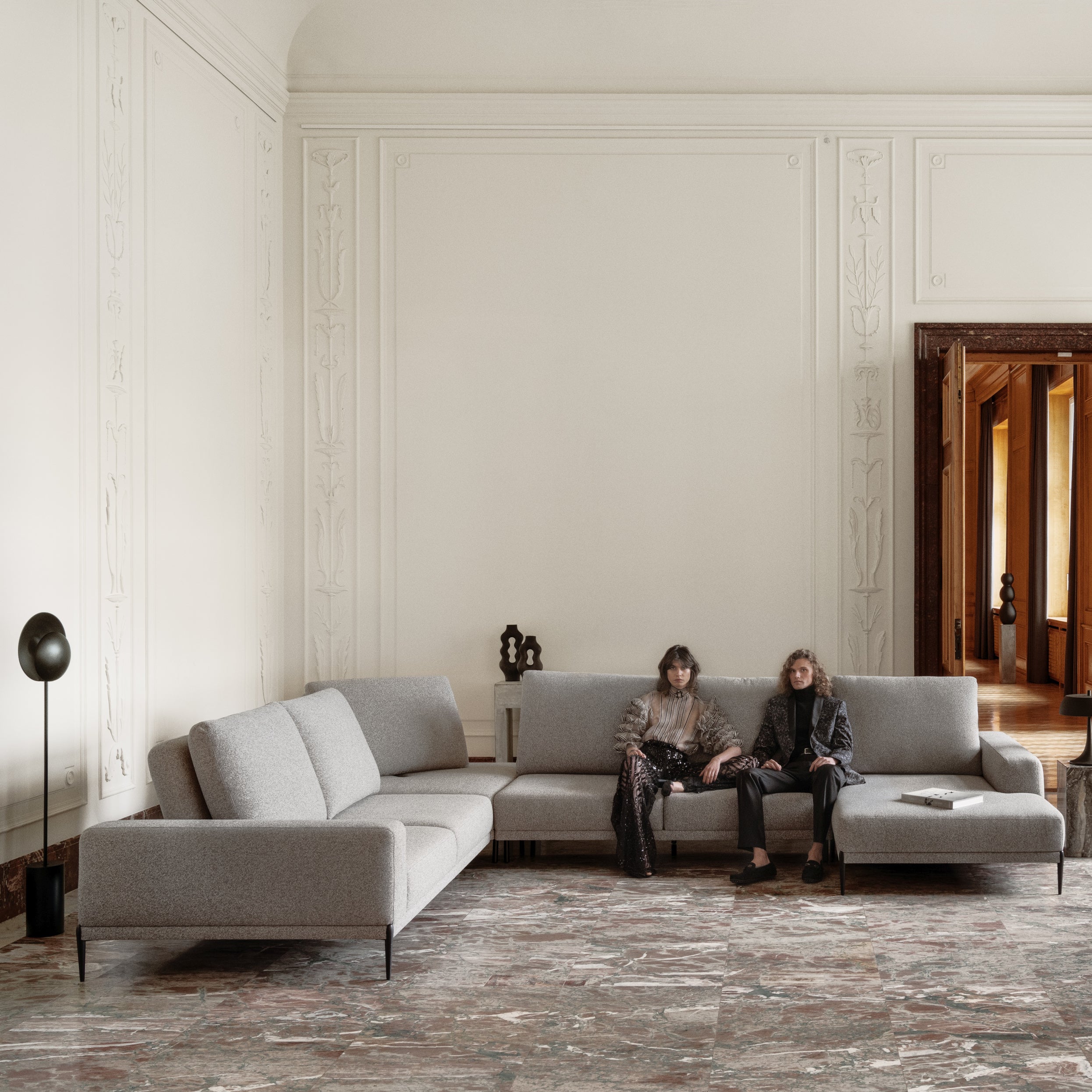 Modulares Sofa Spring, Material: Auswahl möglich