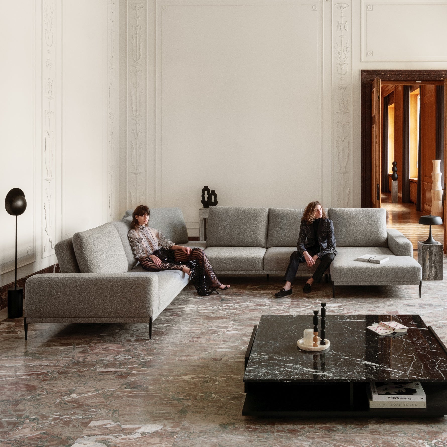 Modulares Sofa Spring, Material: Auswahl möglich