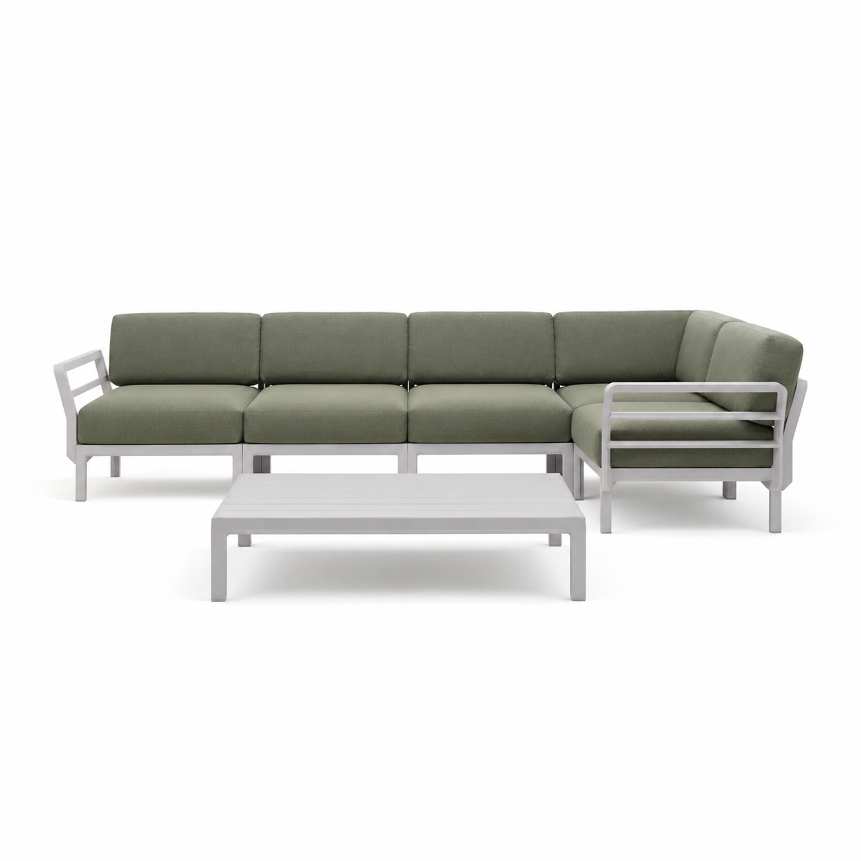 Outdoor-Eckgarnitur Maximo 344x184 cm mit Beistelltisch 