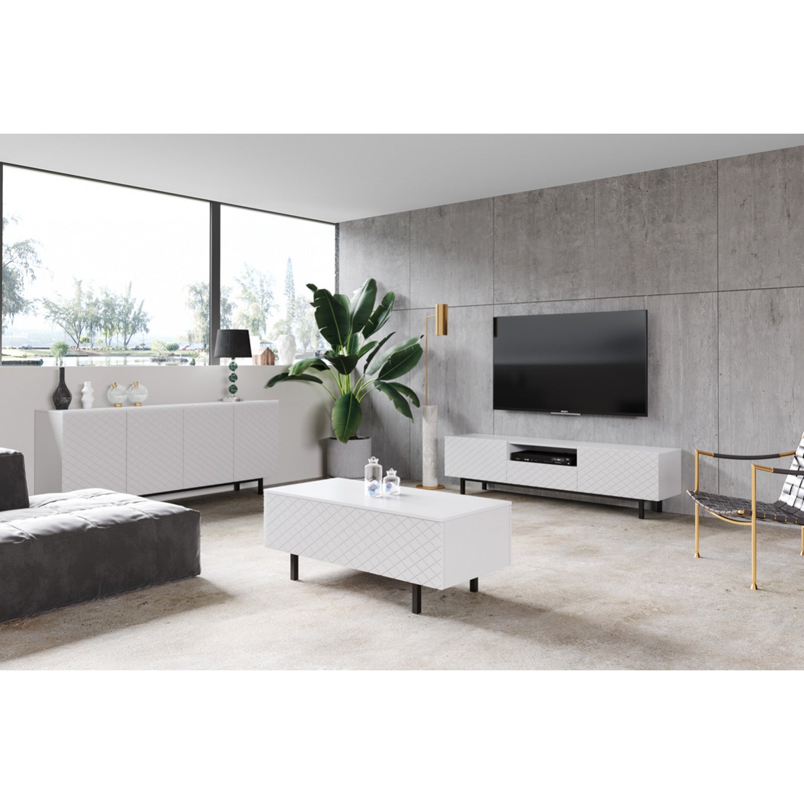 Scalia Couchtisch 120cm, Material: MDF