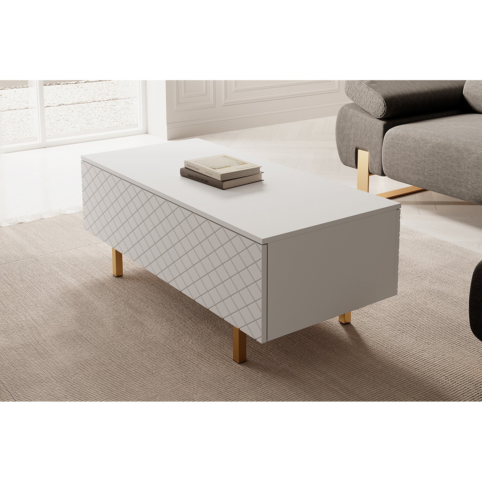 Scalia Couchtisch 120cm, Material: MDF