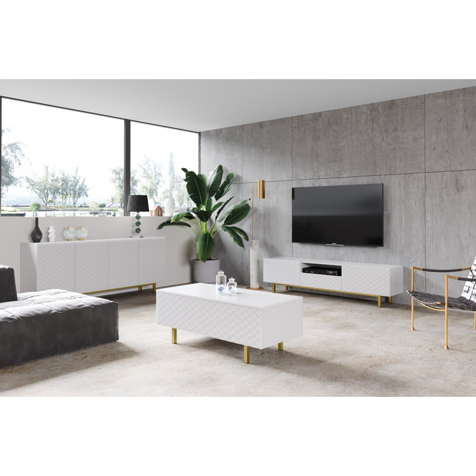 Scalia Couchtisch 120cm, Material: MDF