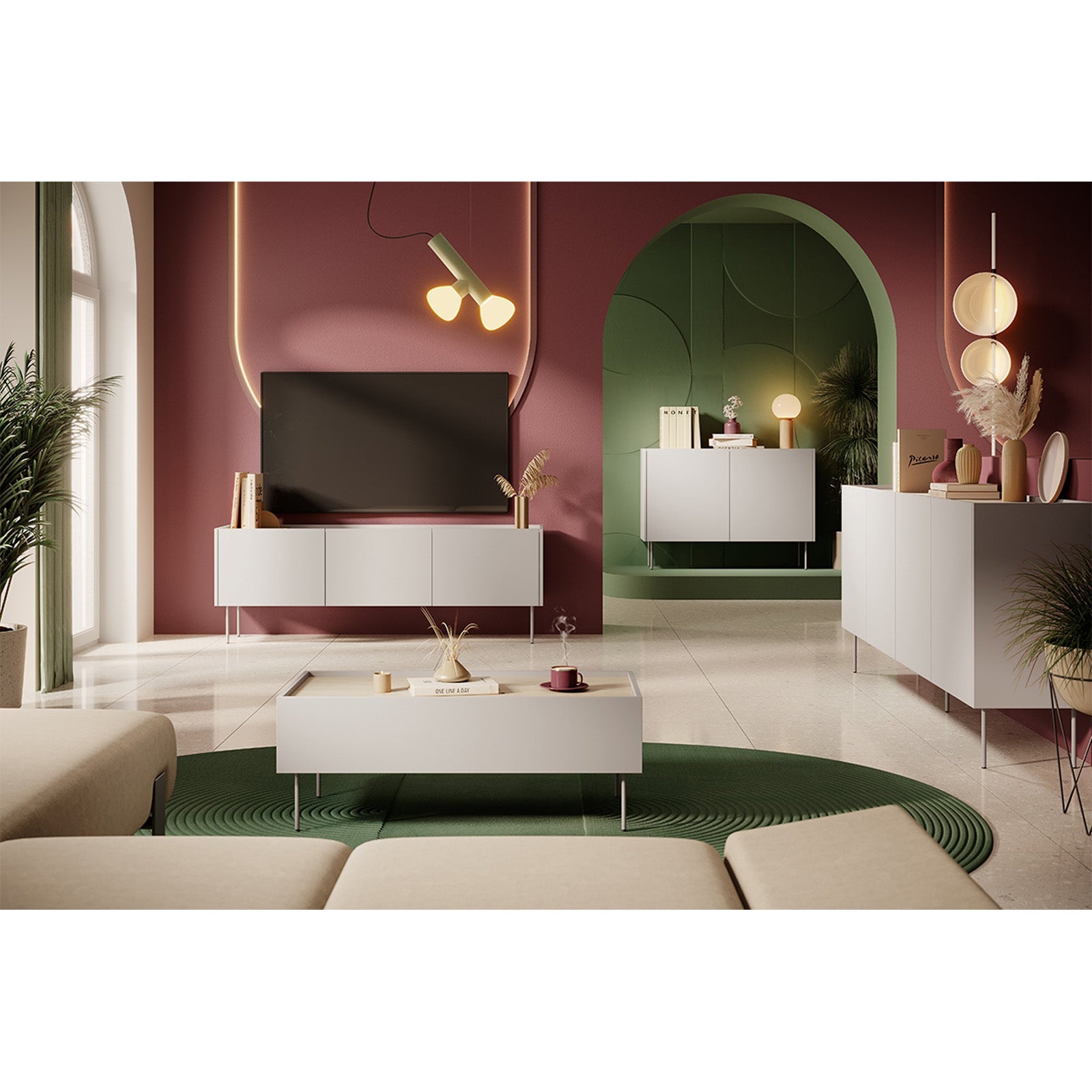 Clubtisch Desin, Material: MDF