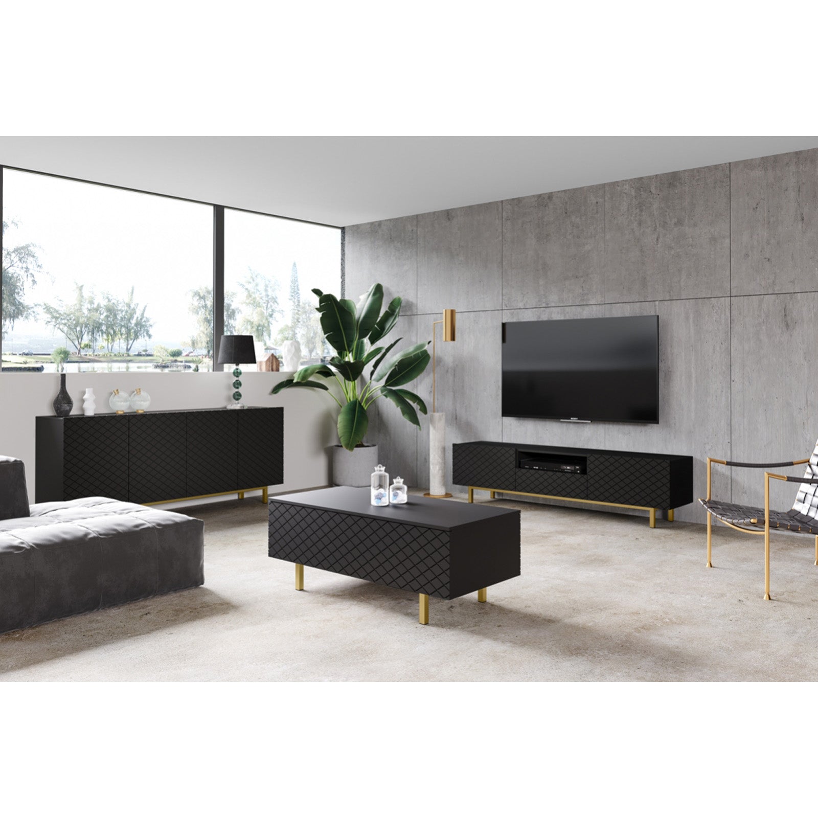 Scalia Couchtisch 120cm, Material: MDF