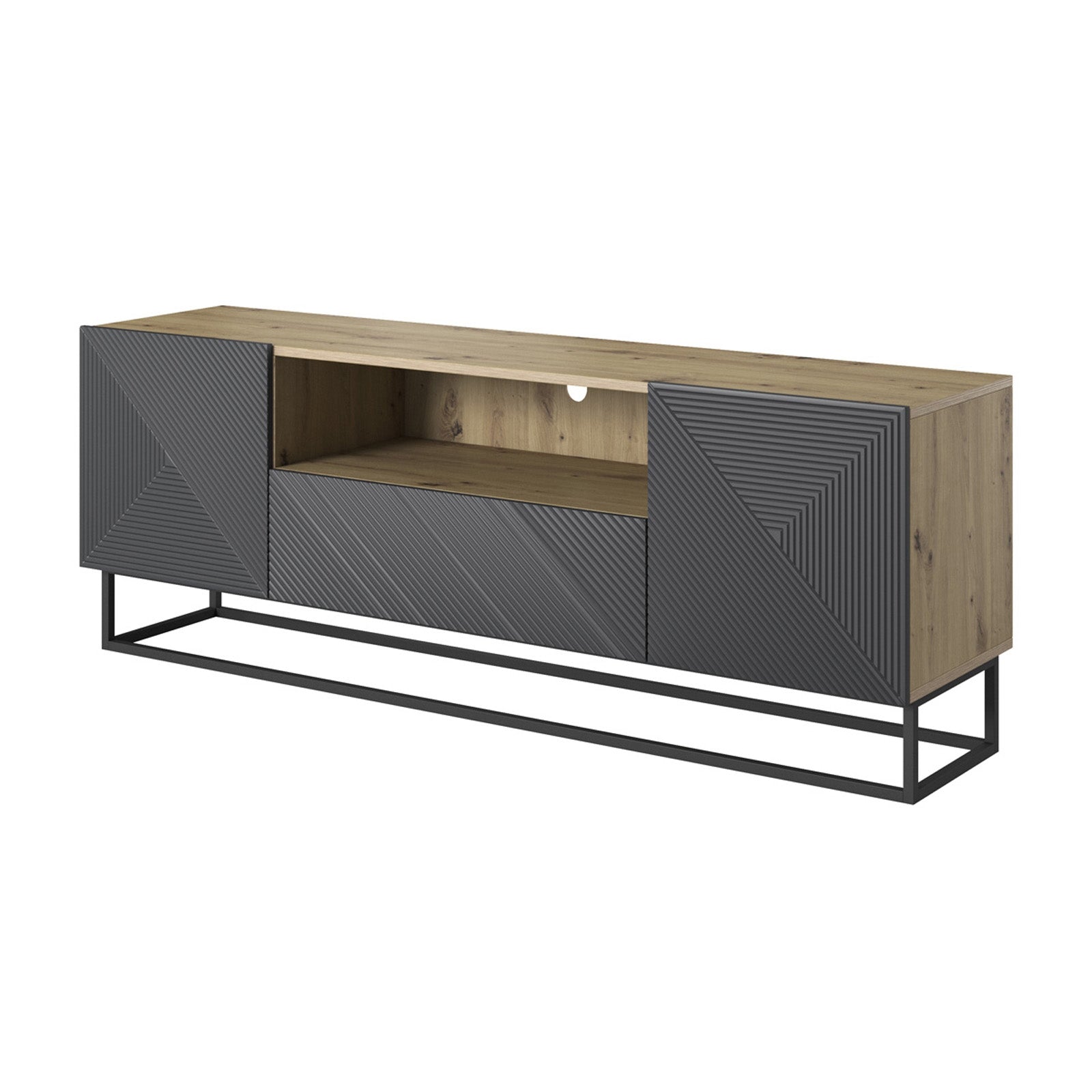 Kommode Asha 167cm, Material: Eiche