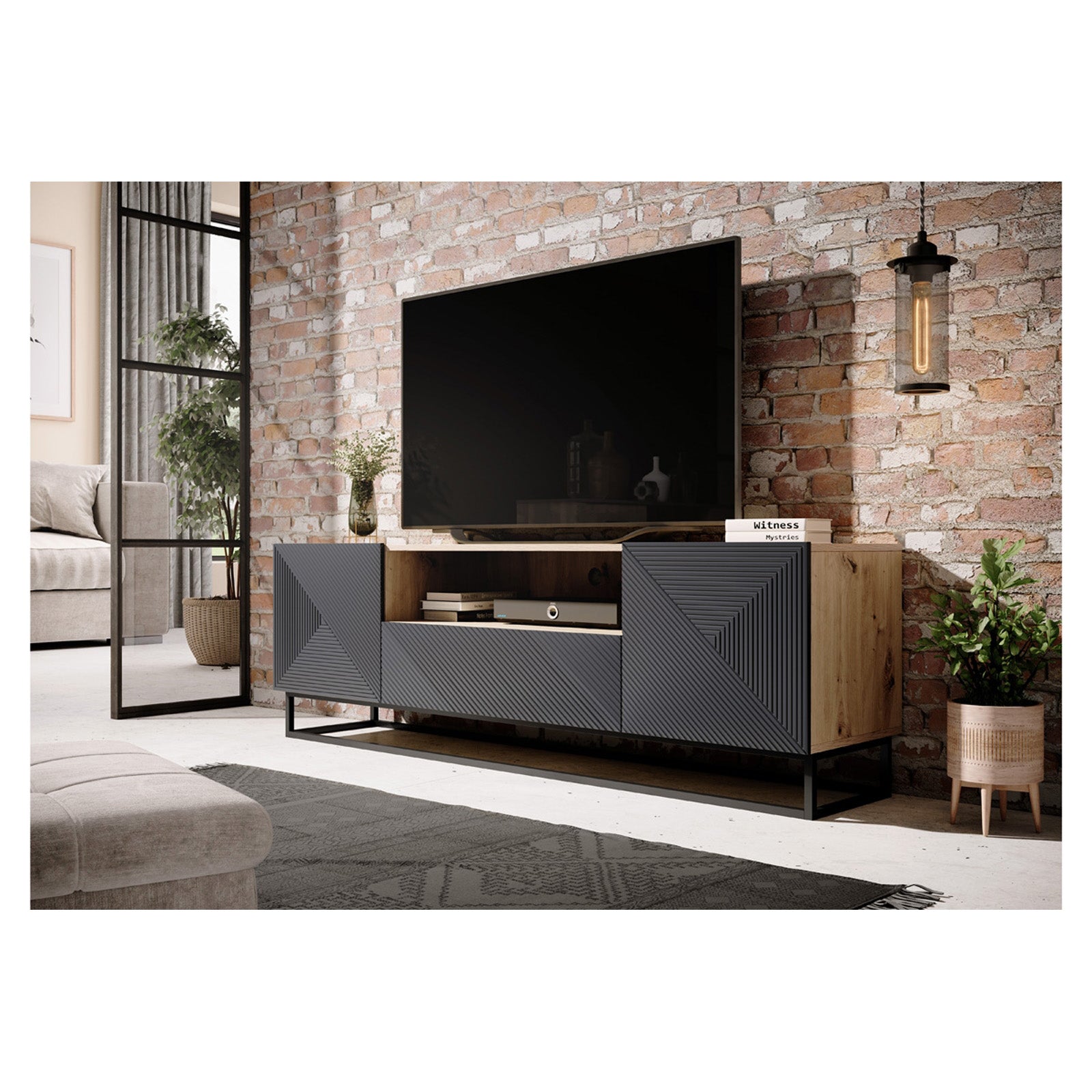 Kommode Asha 167cm, Material: Eiche