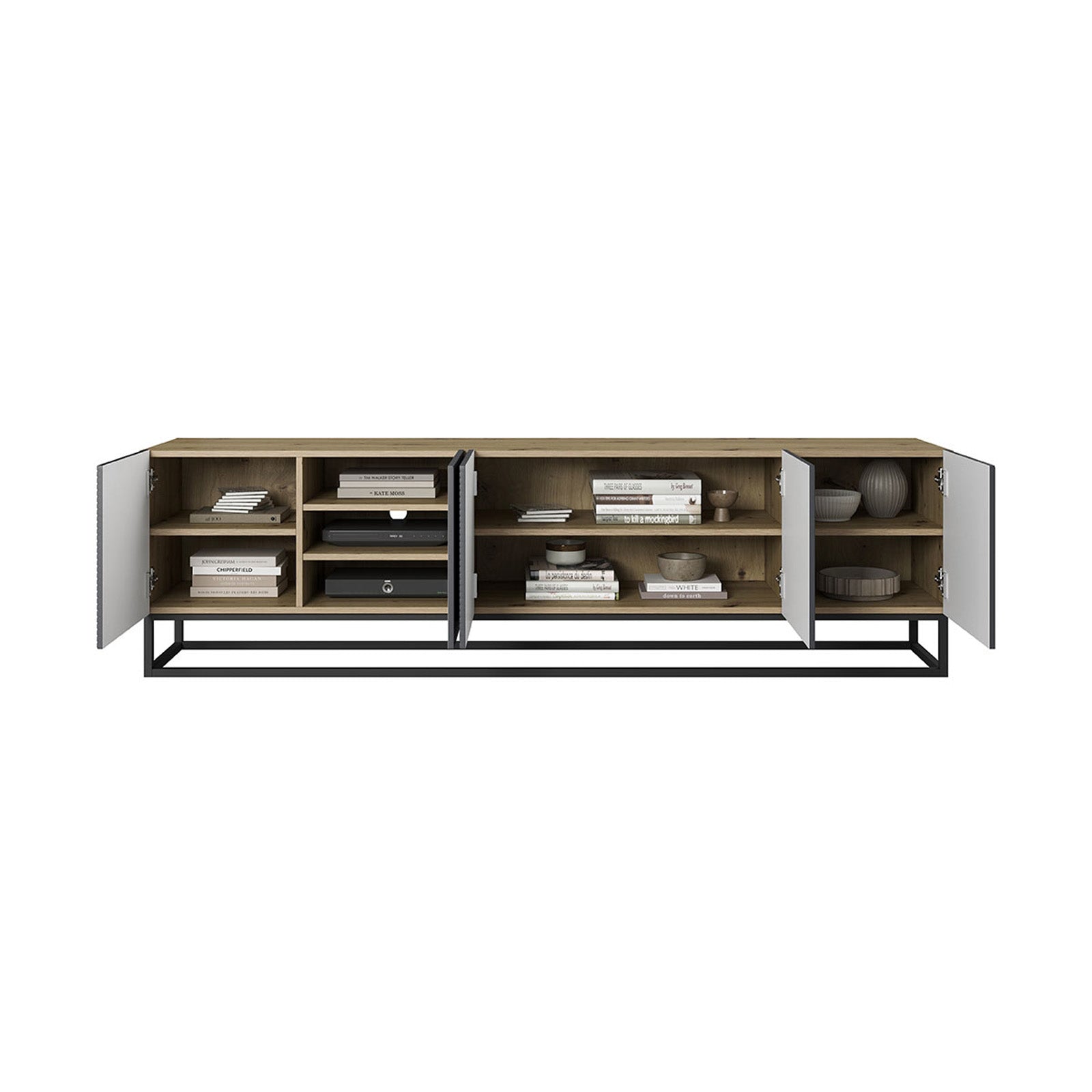 Kommode Asha 200cm, Material: Eiche