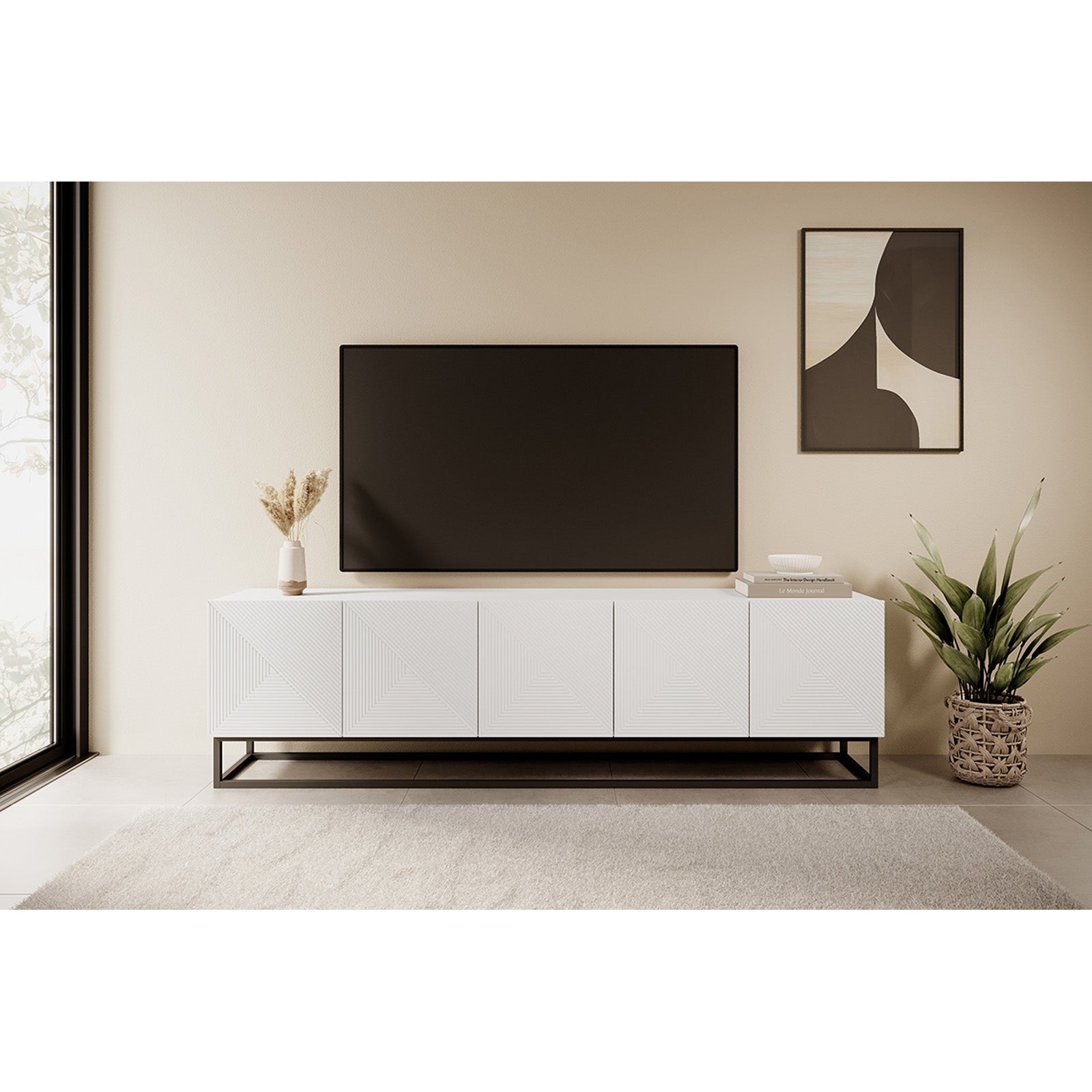 Kommode Asha 200cm, Material: Eiche