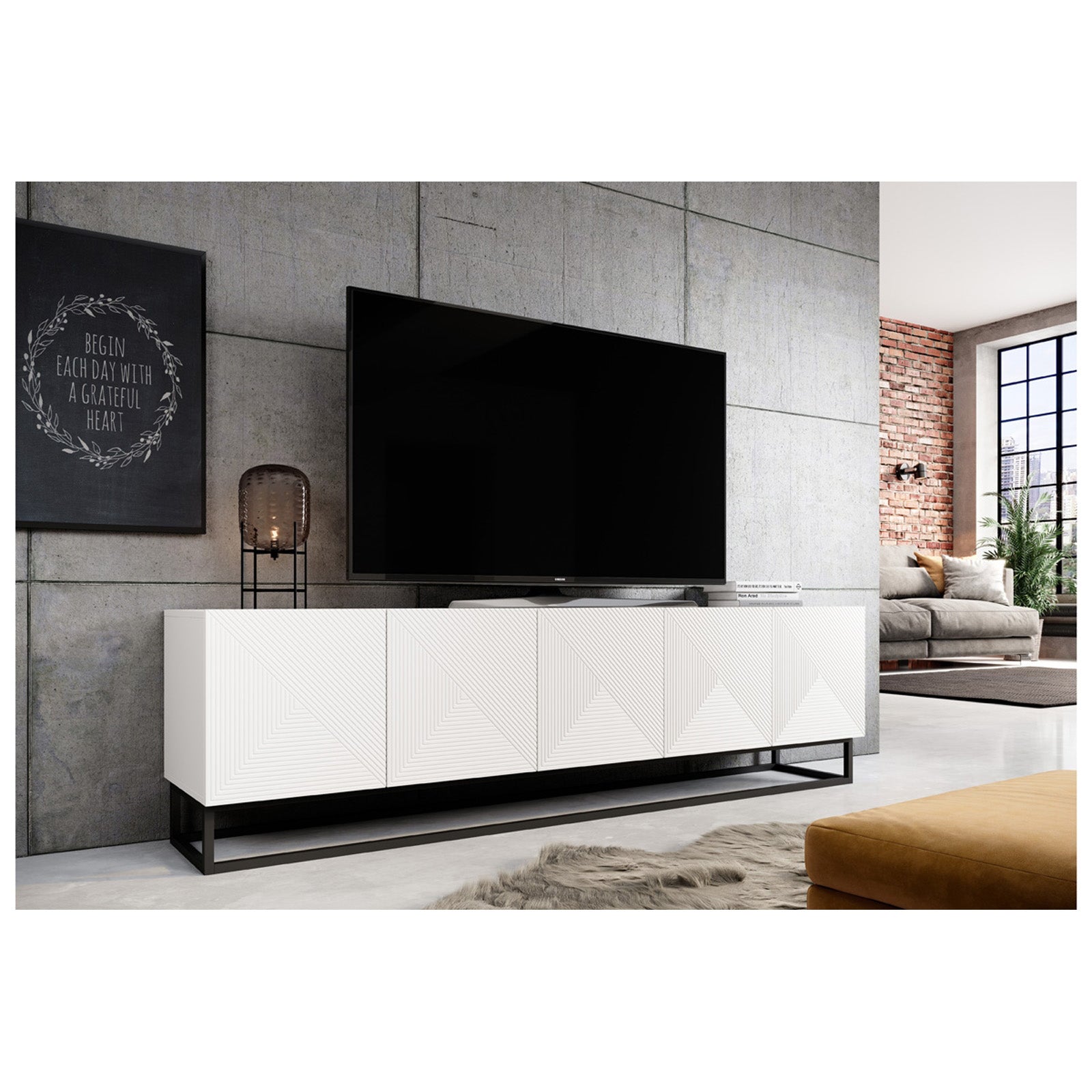 Kommode Asha 200cm, Material: Eiche