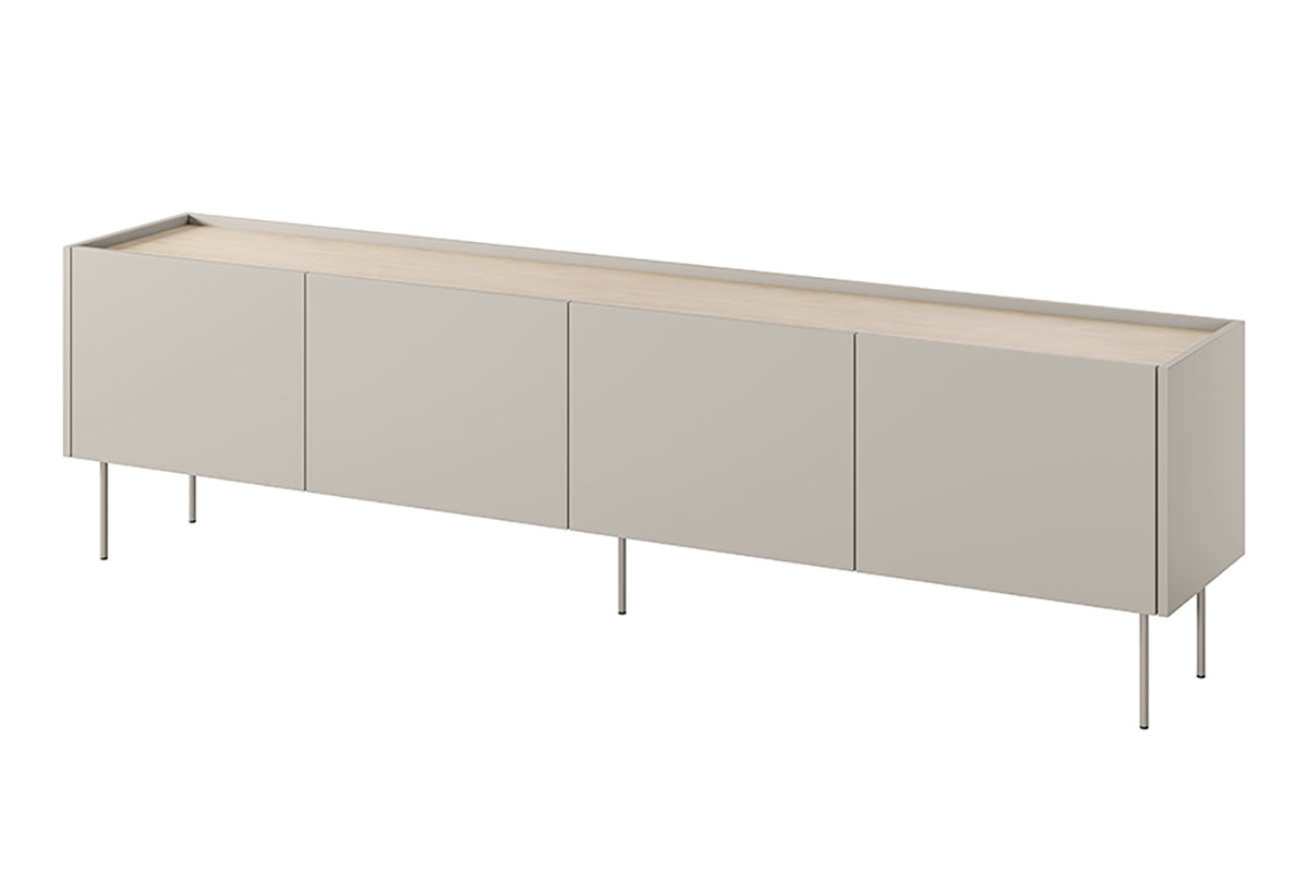 TV Kommode Desin 220cm, 4 Türen, Material: MDF