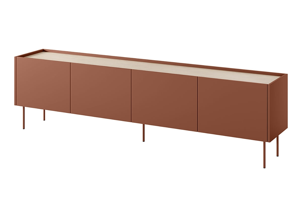 TV Kommode Desin 220cm, 4 Türen, Material: MDF