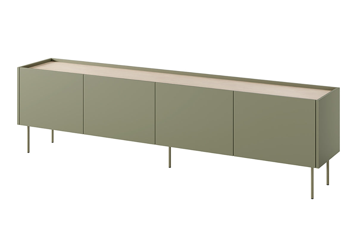 TV Kommode Desin 220cm, 4 Türen, Material: MDF