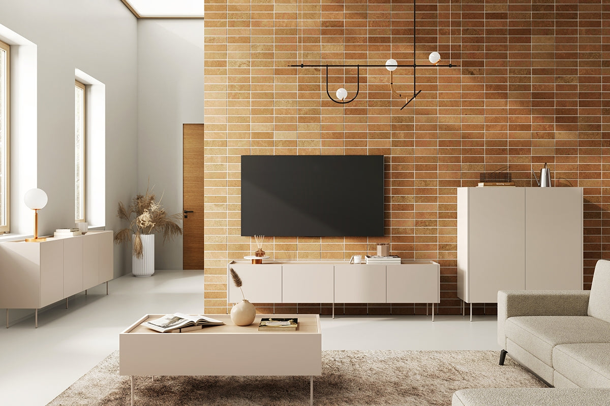 TV Kommode Desin 220cm, 4 Türen, Material: MDF