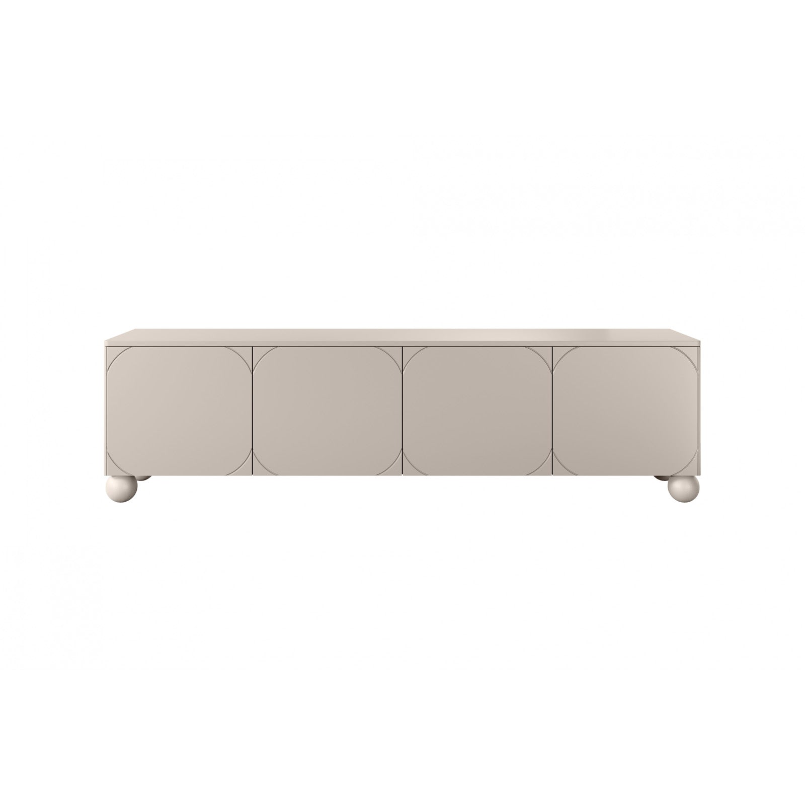 Sonatia Kommode 200cm, 4 Türen und 1 Schublade, Material: MDF