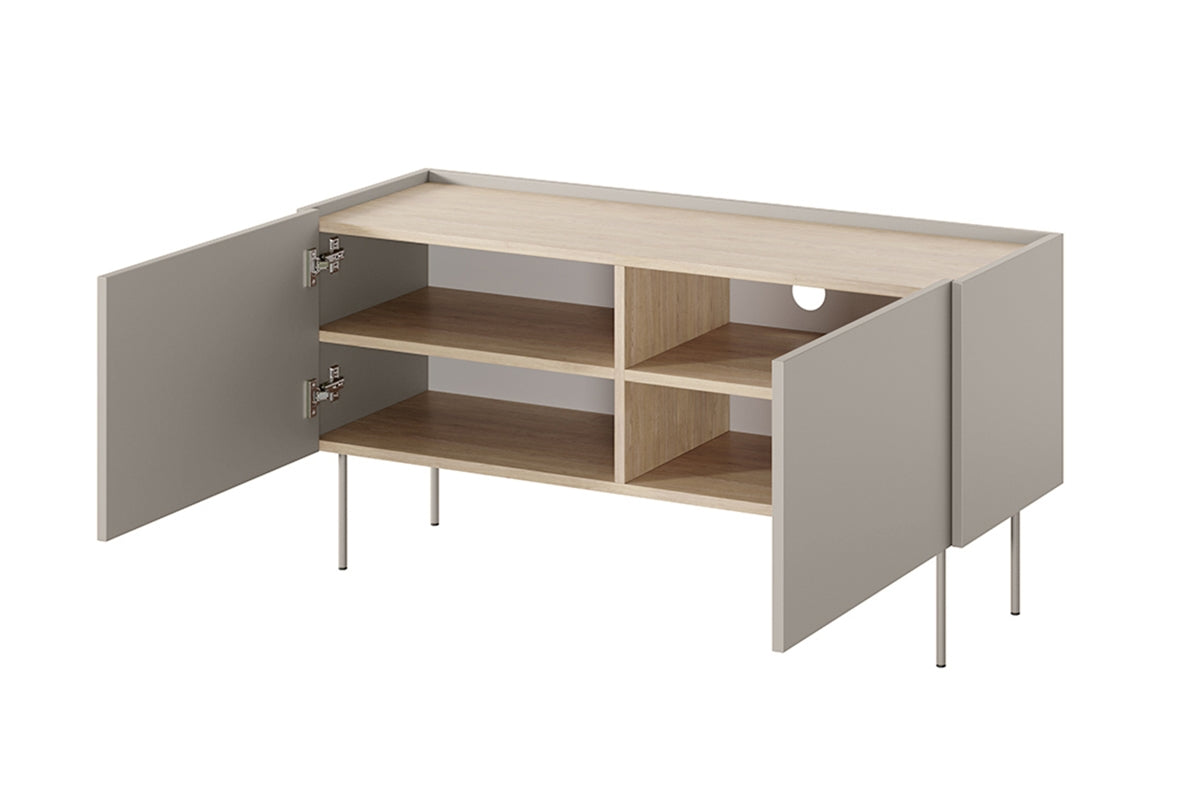 Kommode Desin 120cm, 2 Türen, Material: MDF