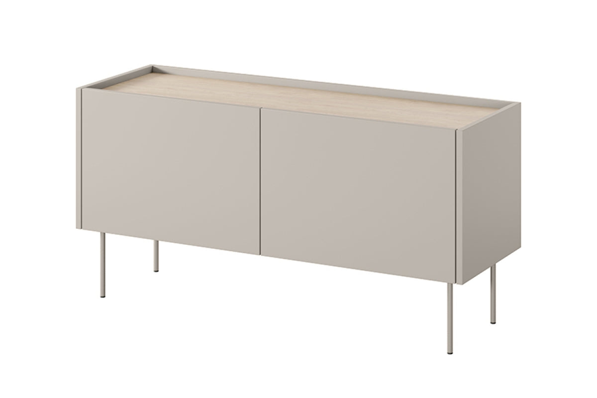 Kommode Desin 120cm, 2 Türen, Material: MDF