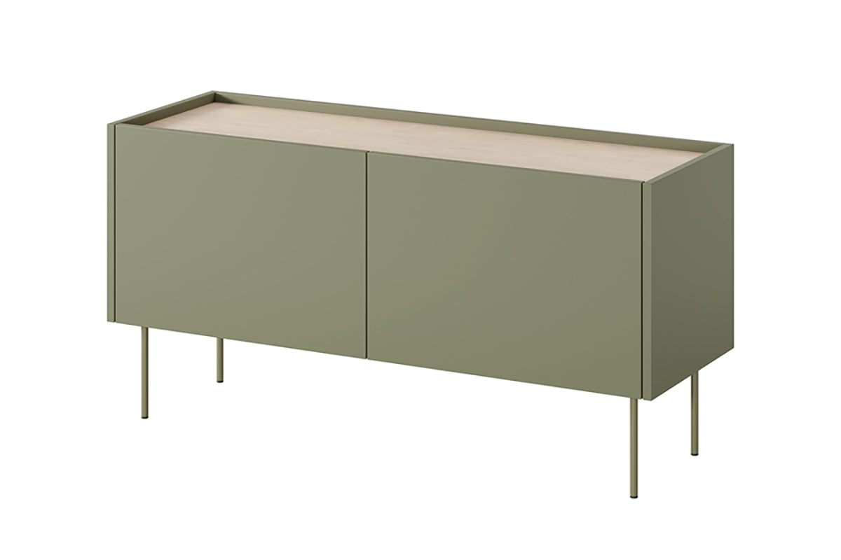 Kommode Desin 120cm, 2 Türen, Material: MDF
