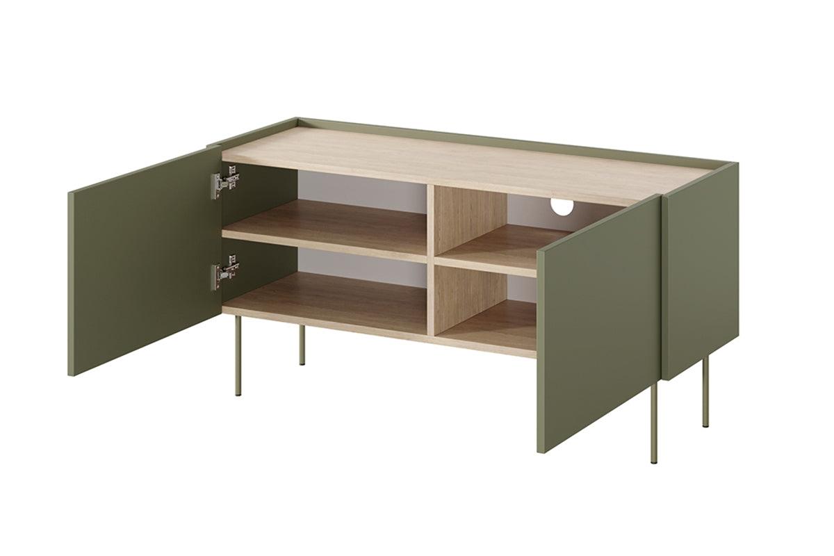 Kommode Desin 120cm, 2 Türen, Material: MDF
