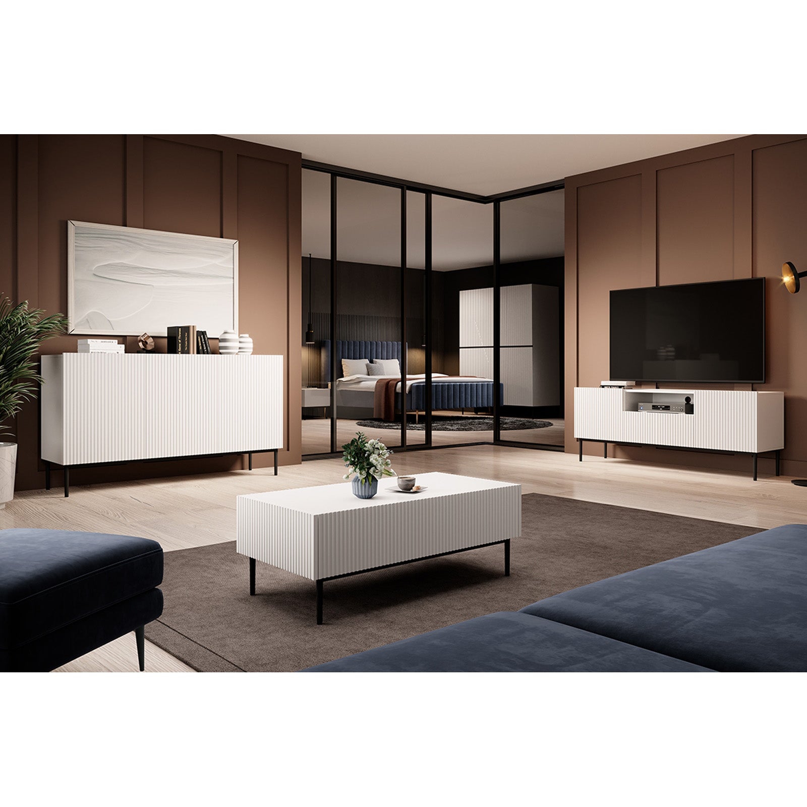 Kommode Nicole 150cm, Material: MDF