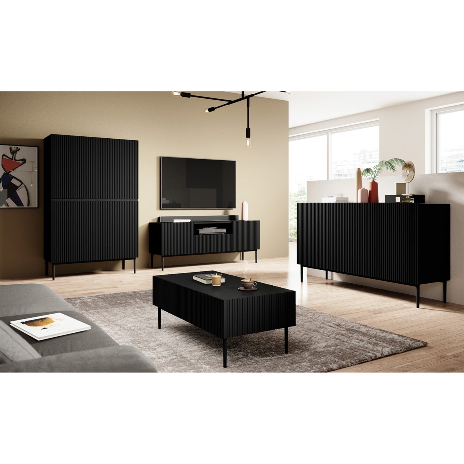 Kommode Nicole 150cm, Material: MDF