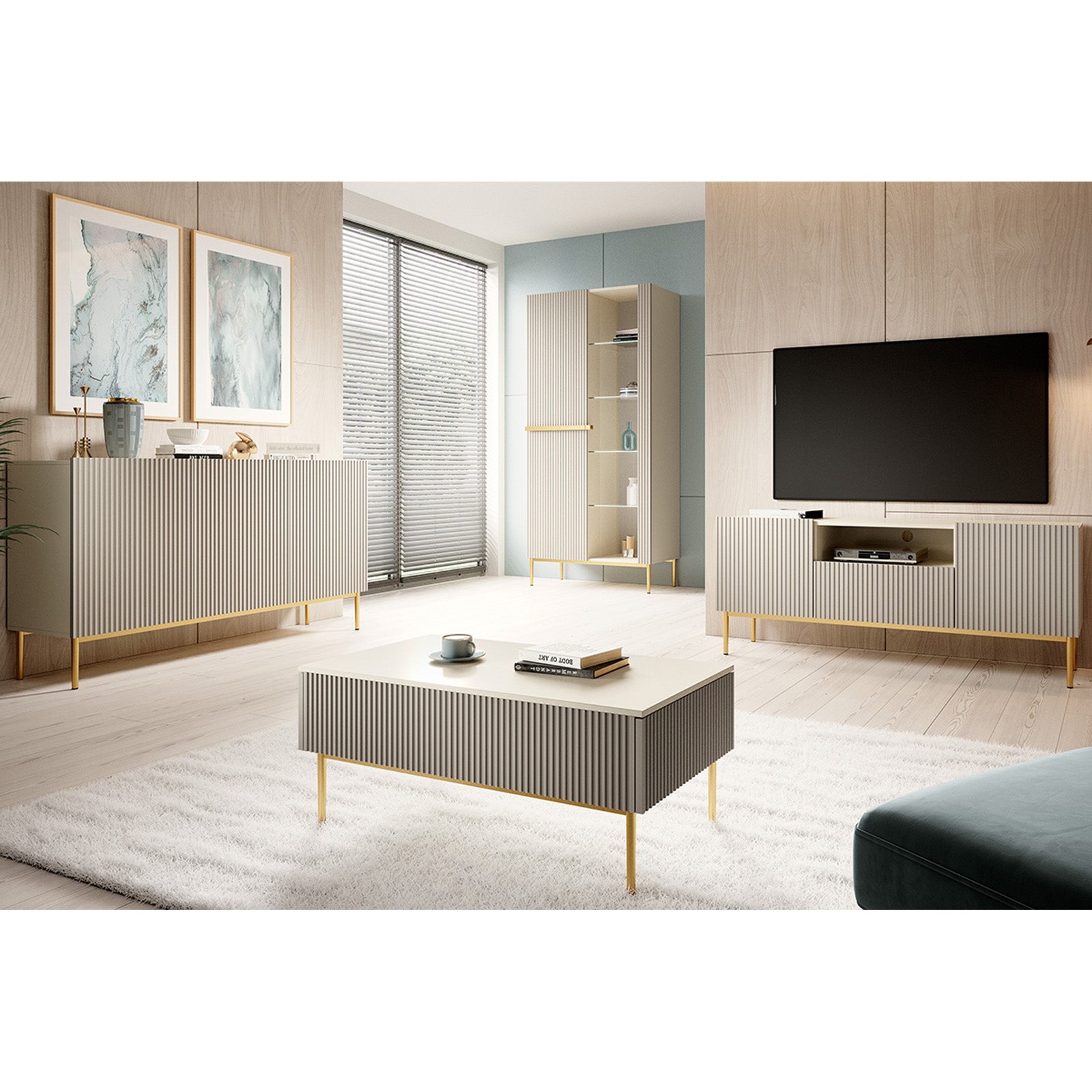 Kommode Nicole 150cm, Material: MDF