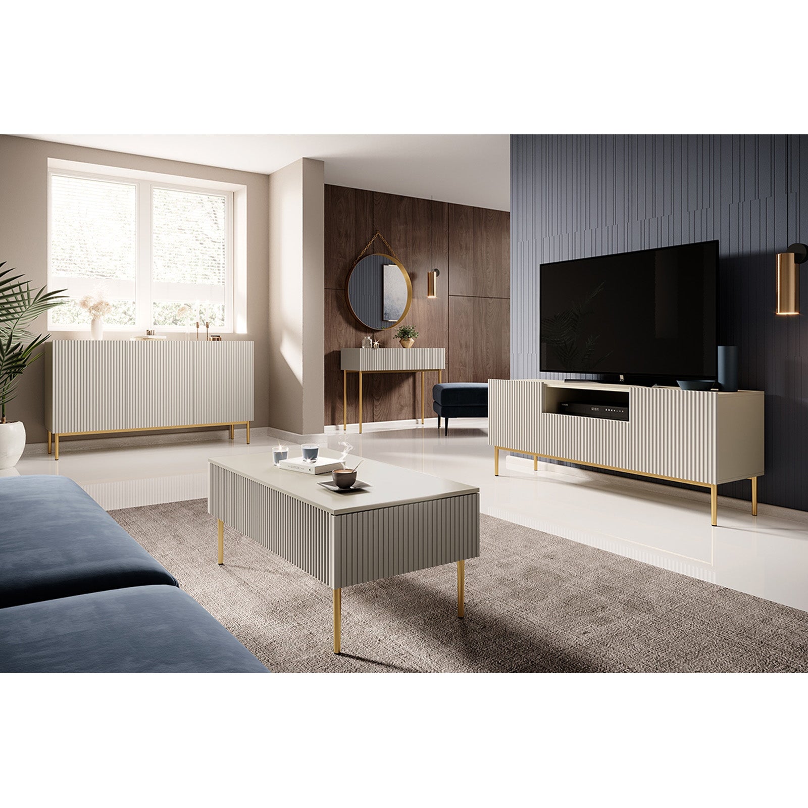 Kommode Nicole 150cm, Material: MDF