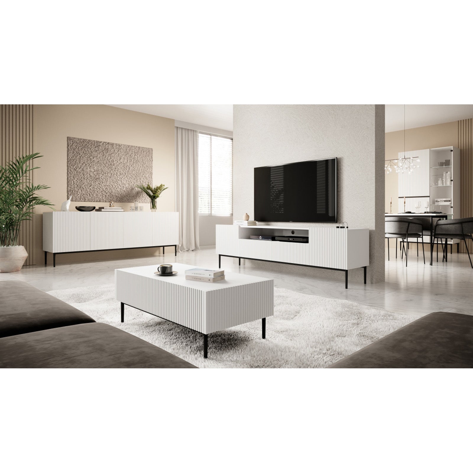 Kommode Nicole 200cm, Material: MDF