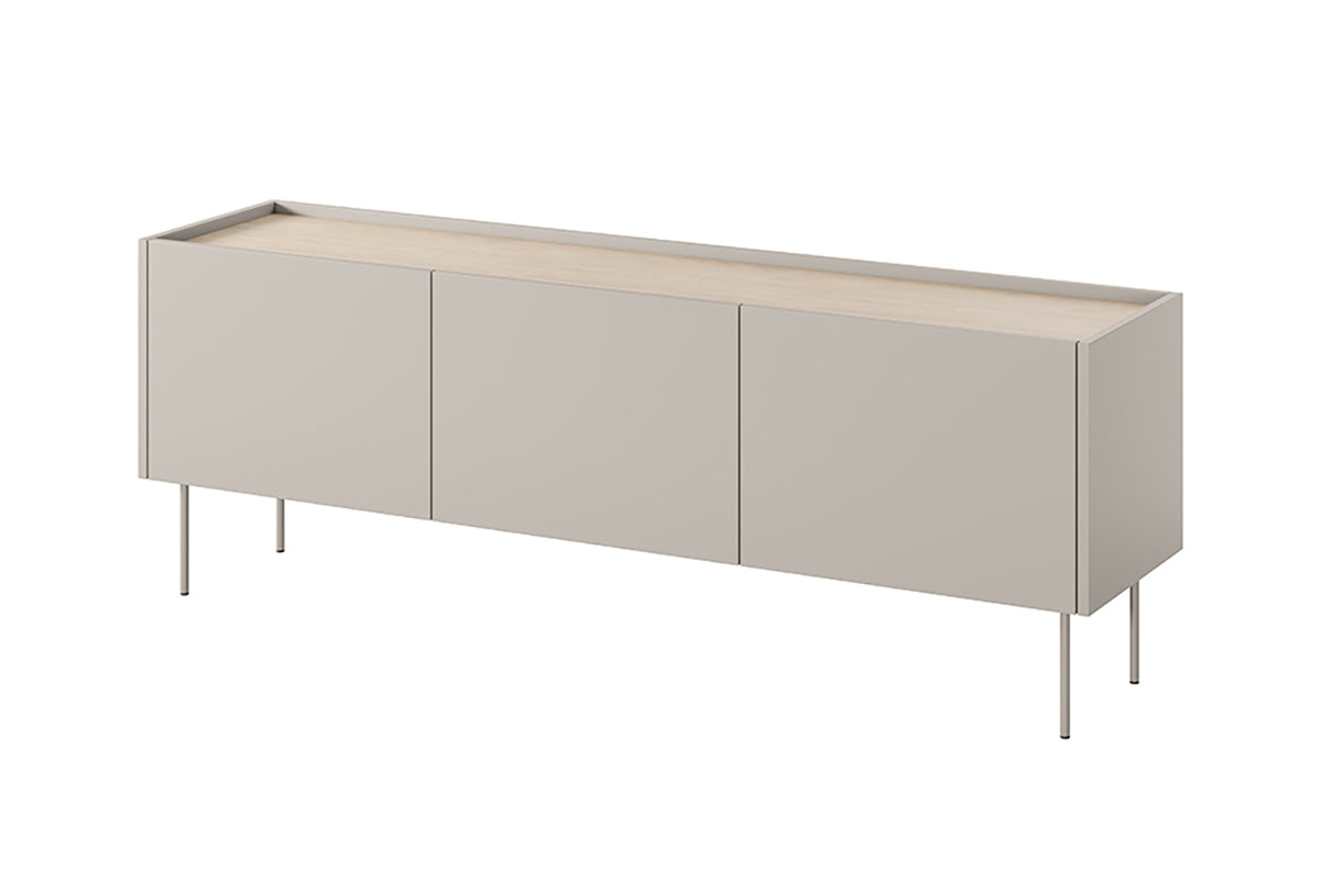 Kommode Desin 170cm, 3 Türen, Material: MDF