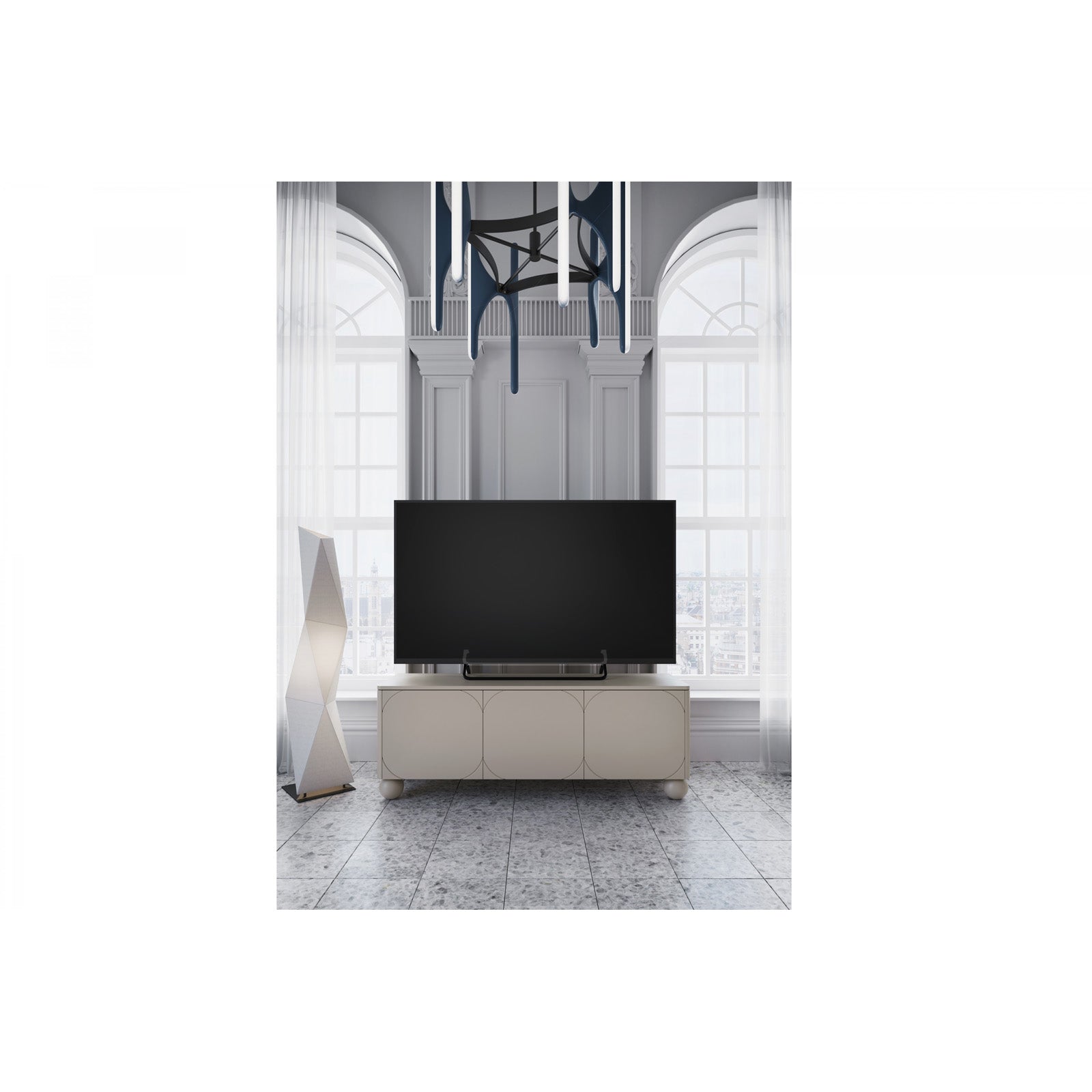 Sonatia Kommode 150cm, 3 Türen, Material: MDF