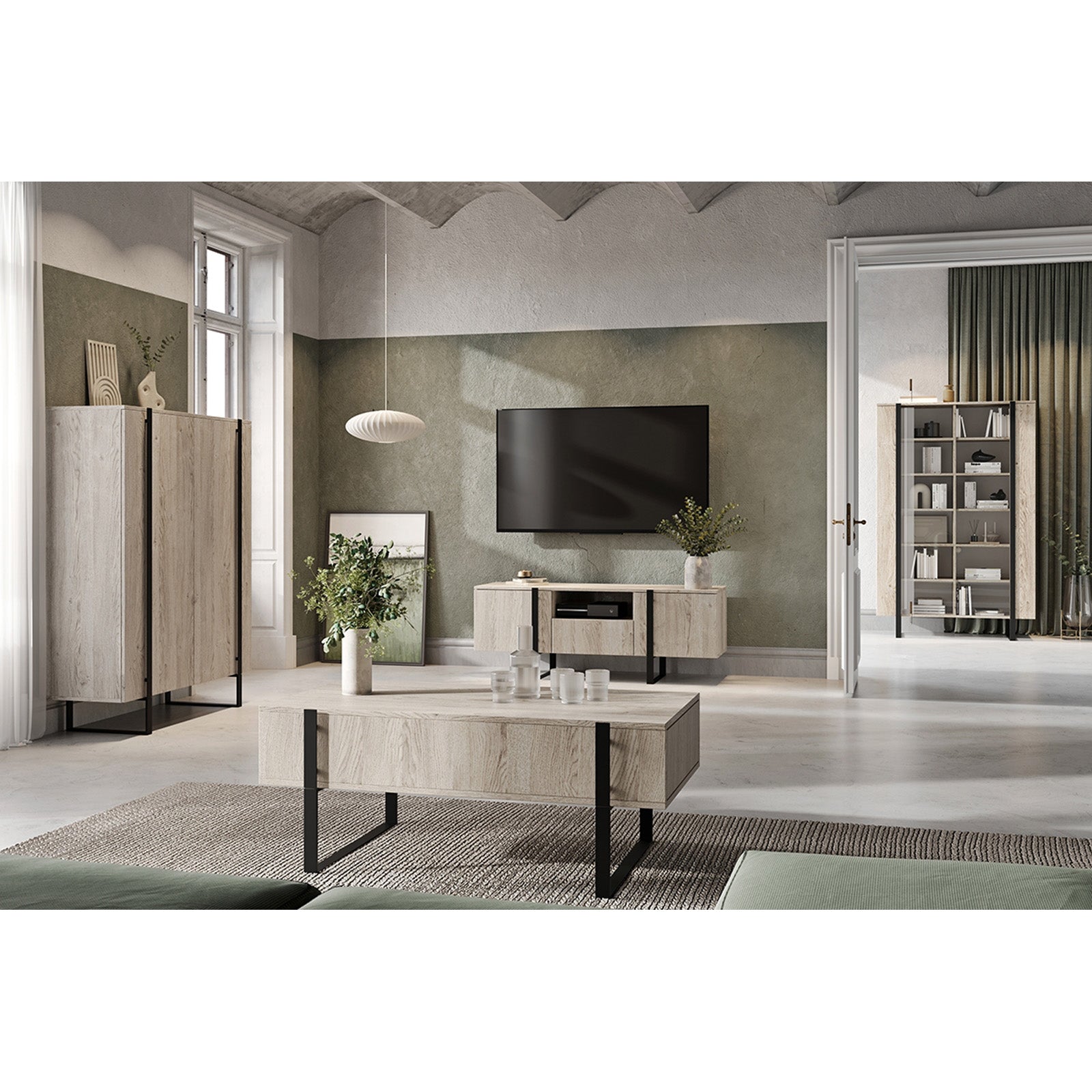 Verica Kommode 150cm, Material: Laminierte Platte