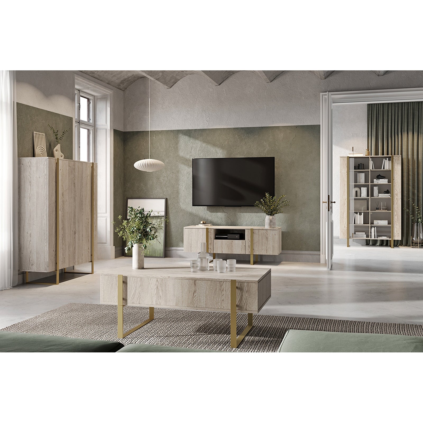 Verica Kommode 150cm, Material: Laminierte Platte