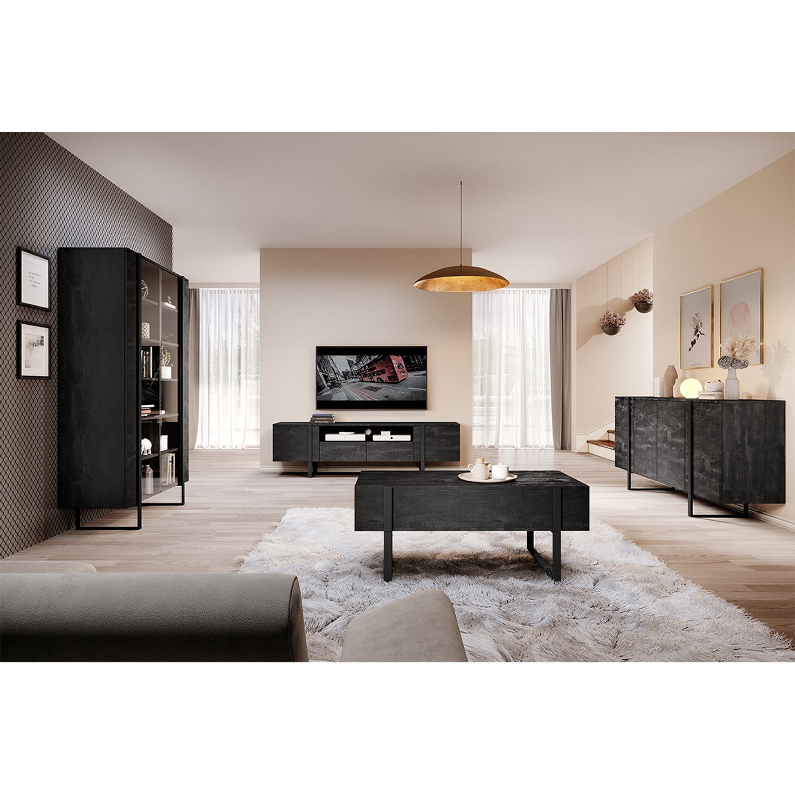 Verica Kommode 200cm, Material: Laminierte Platte