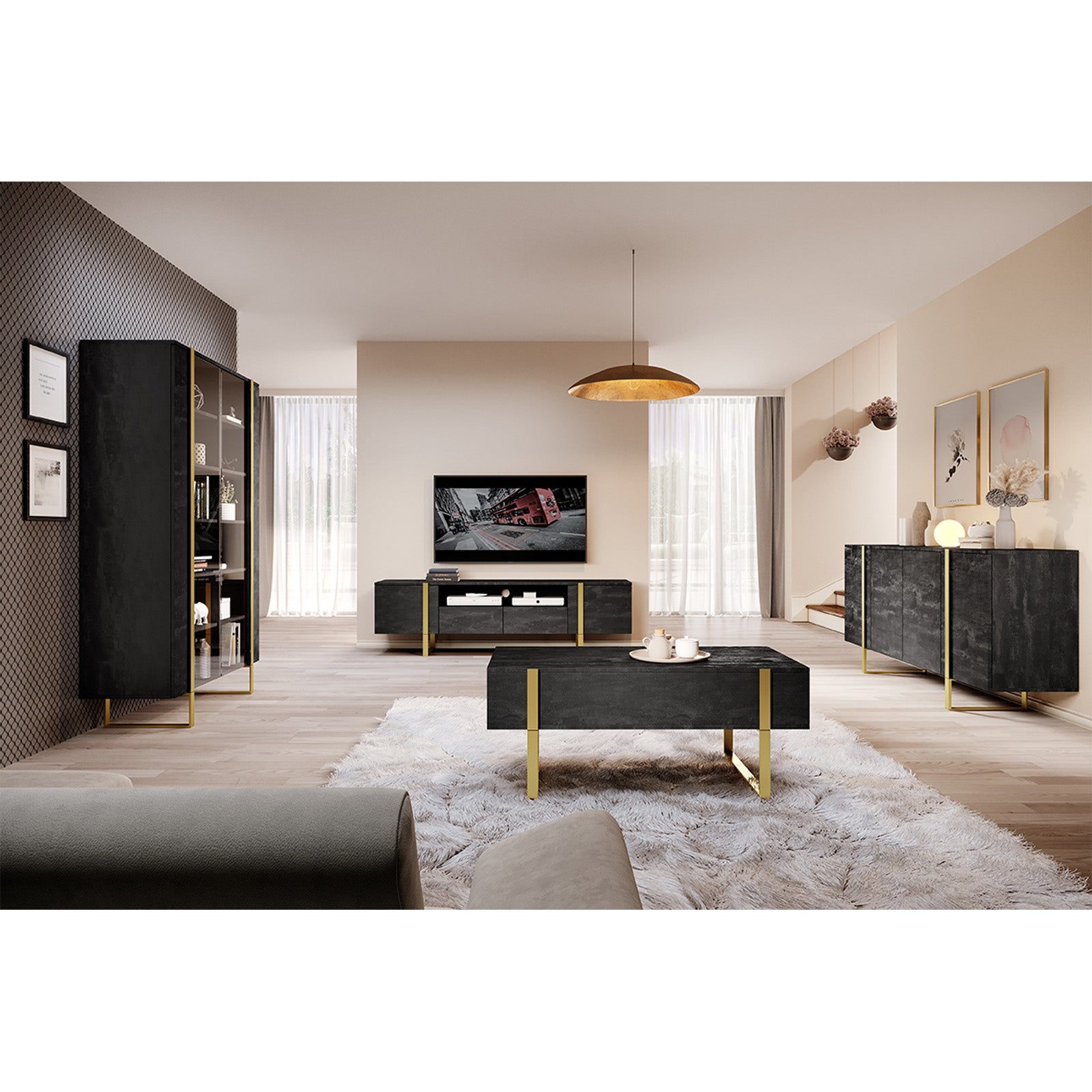 Verica Kommode 200cm, Material: Laminierte Platte