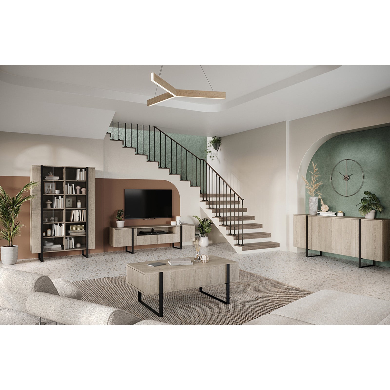 Verica Kommode 200cm, Material: Laminierte Platte