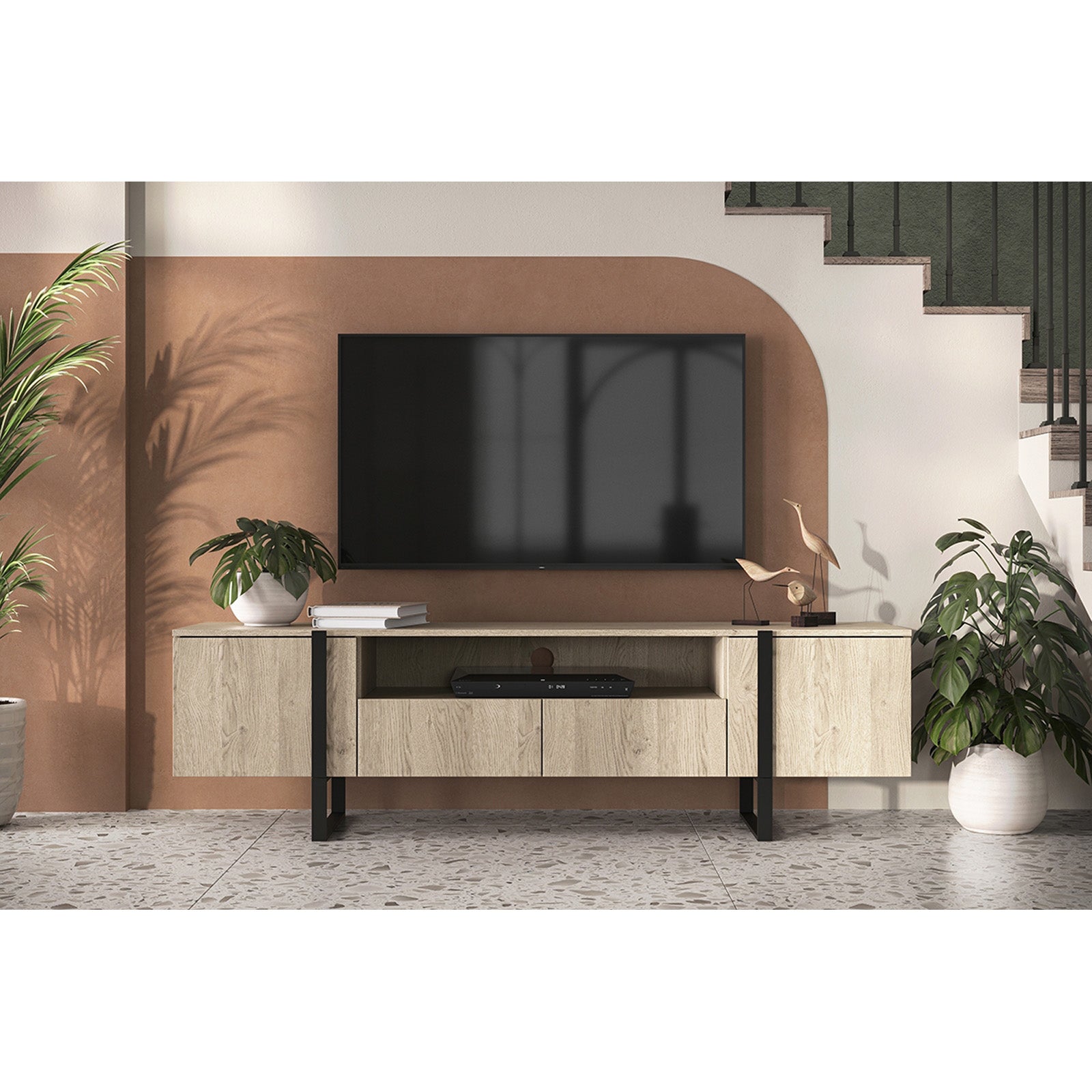 Verica Kommode 200cm, Material: Laminierte Platte