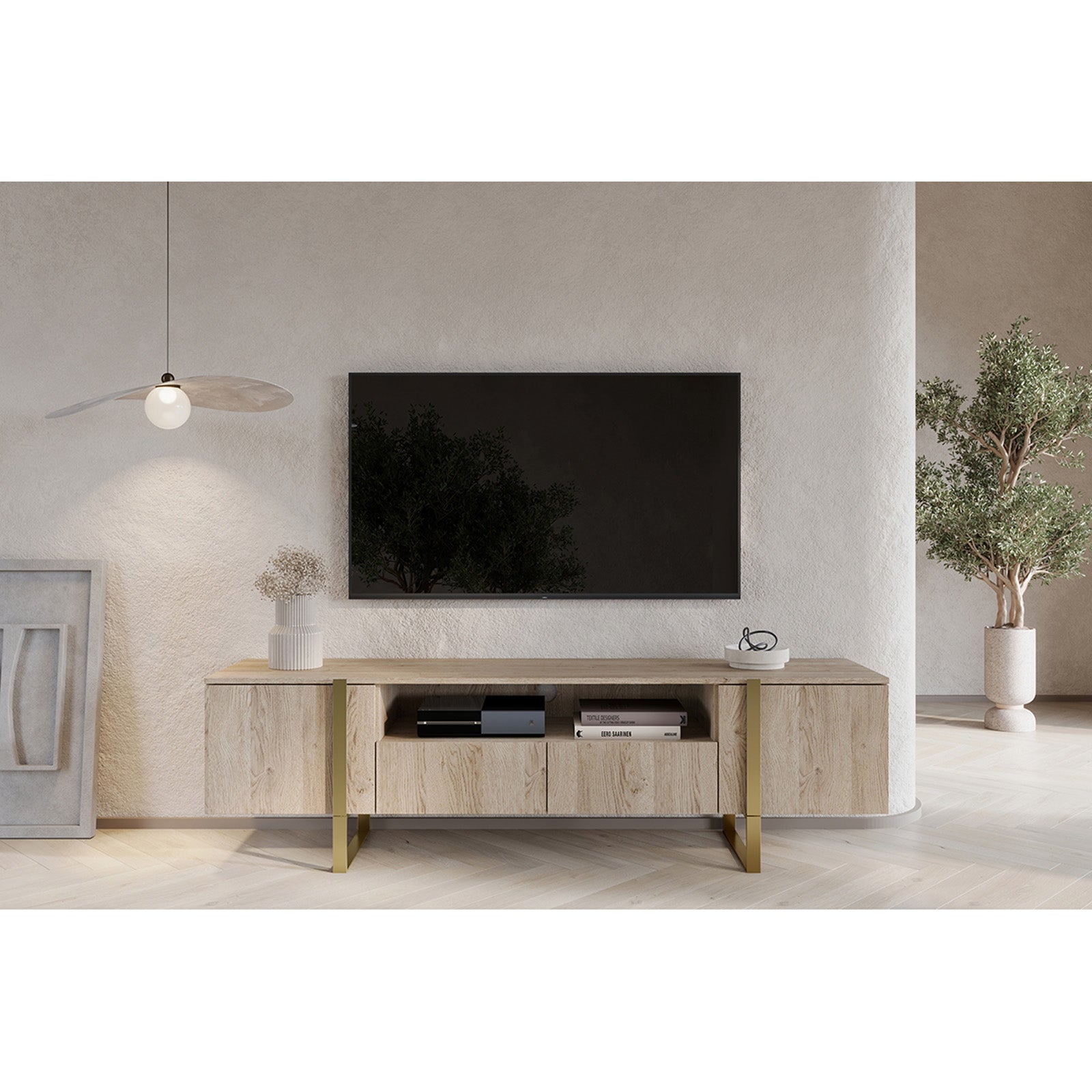 Verica Kommode 200cm, Material: Laminierte Platte