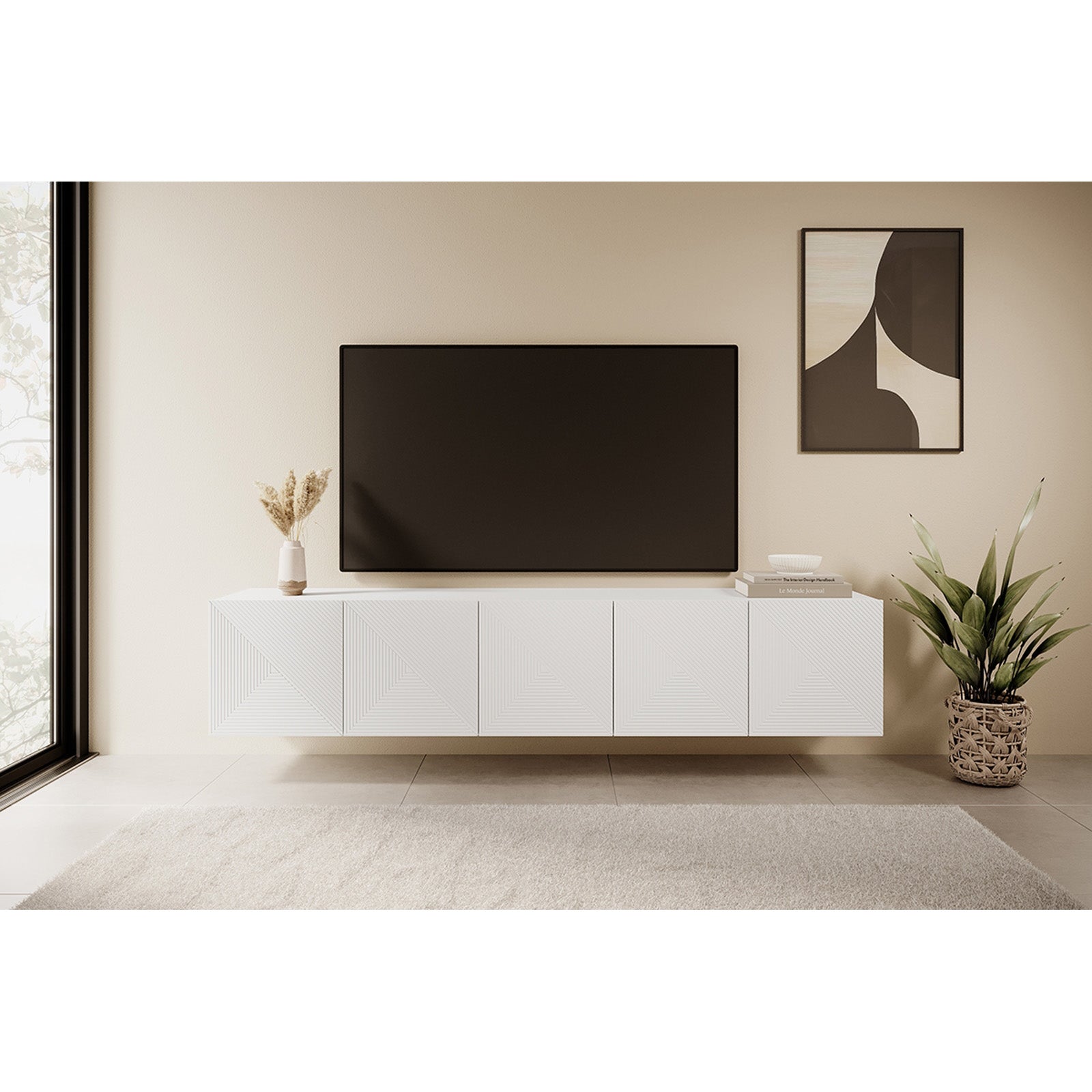 Kommode Asha 200cm, Material: Eiche