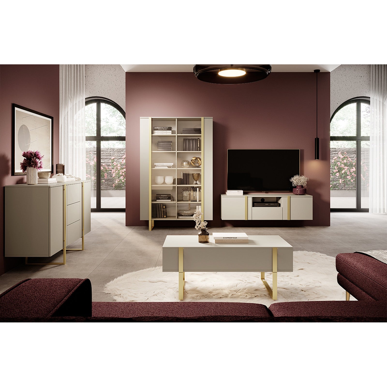 Verica Kommode 150cm, Material: Laminierte Platte