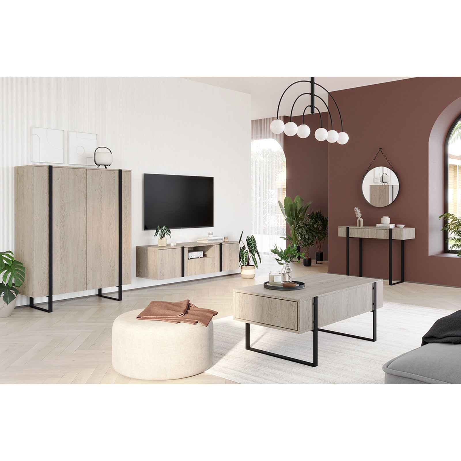 Verica Kommode 150cm, Material: Laminierte Platte