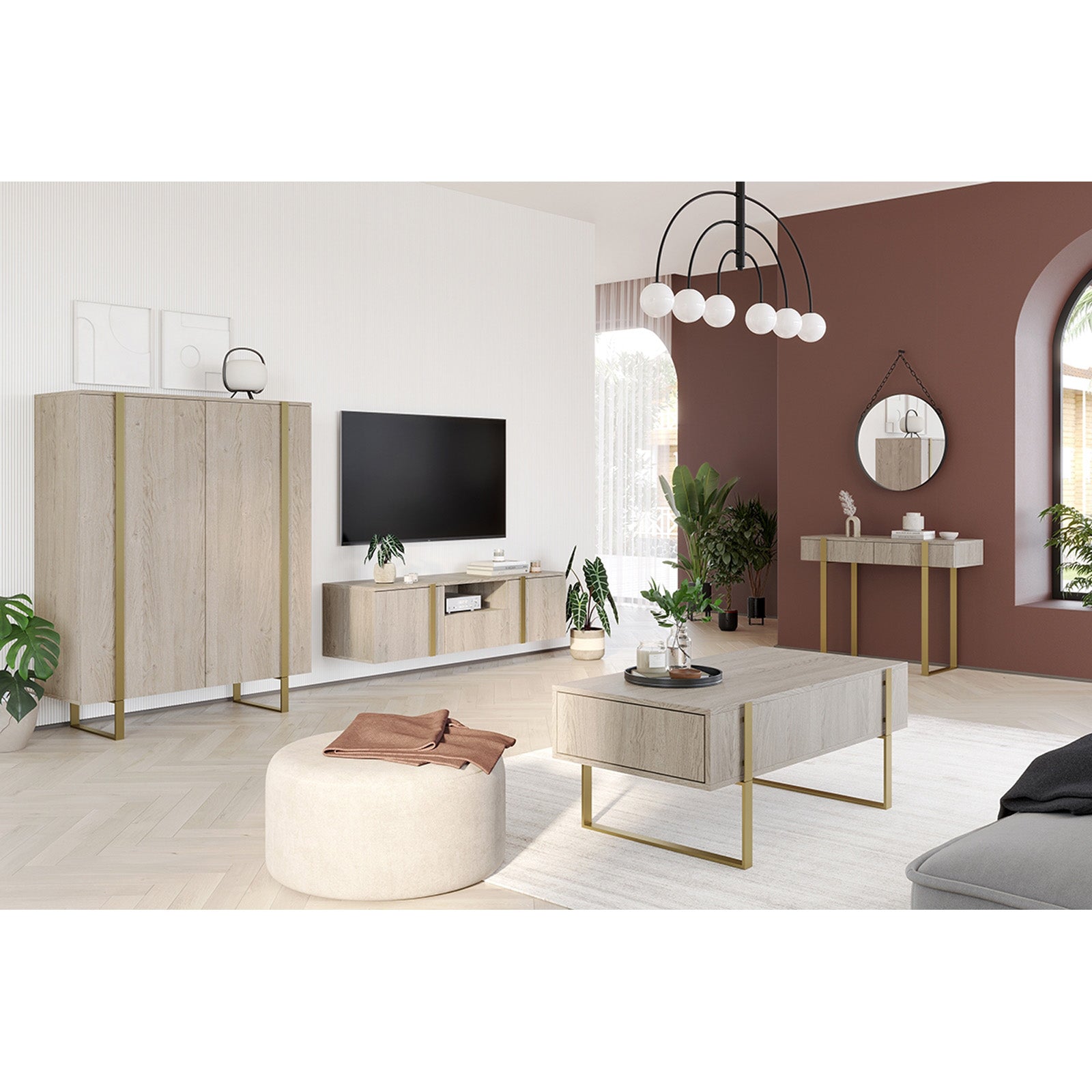 Verica Kommode 150cm, Material: Laminierte Platte