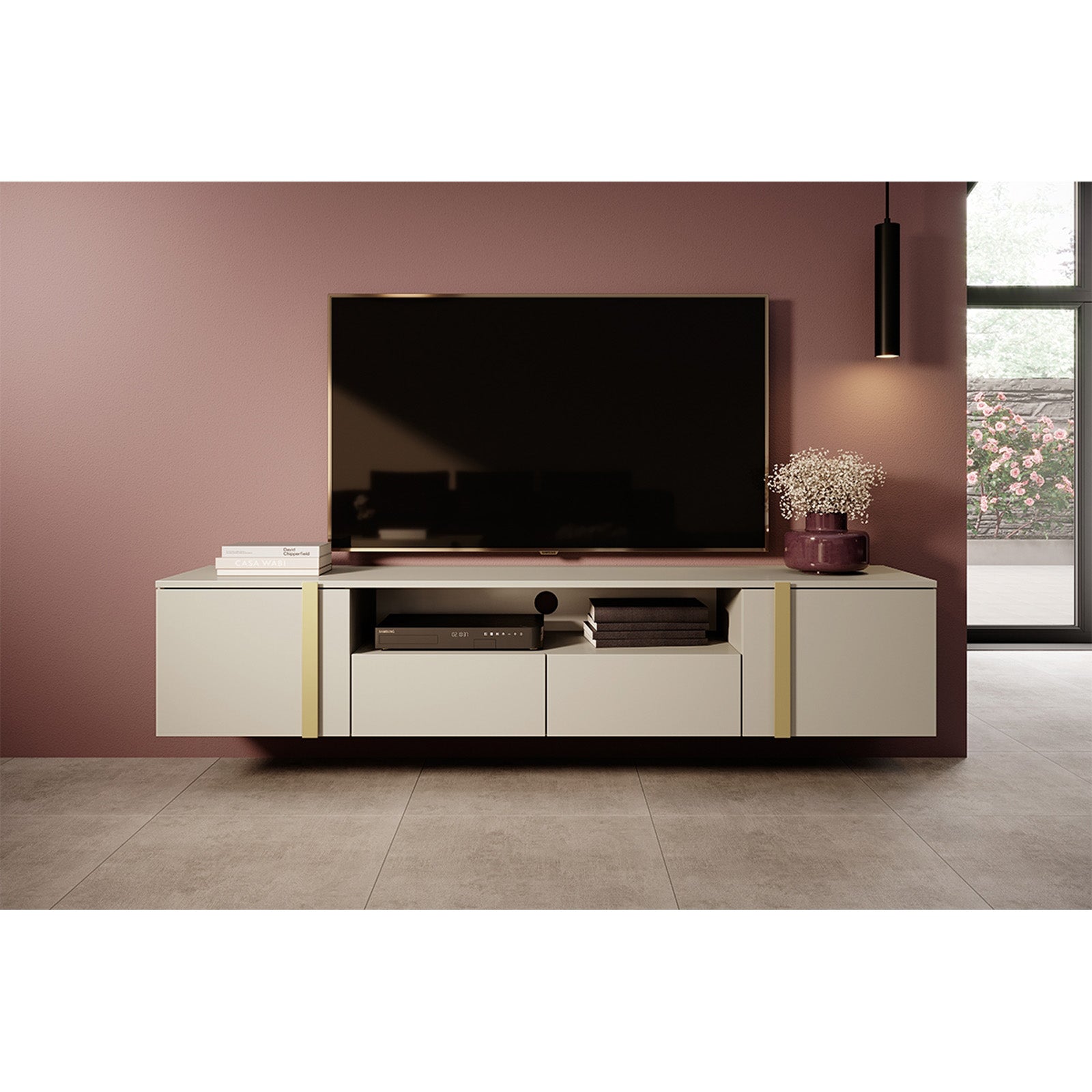 Verica Kommode 200cm, Material: Laminierte Platte