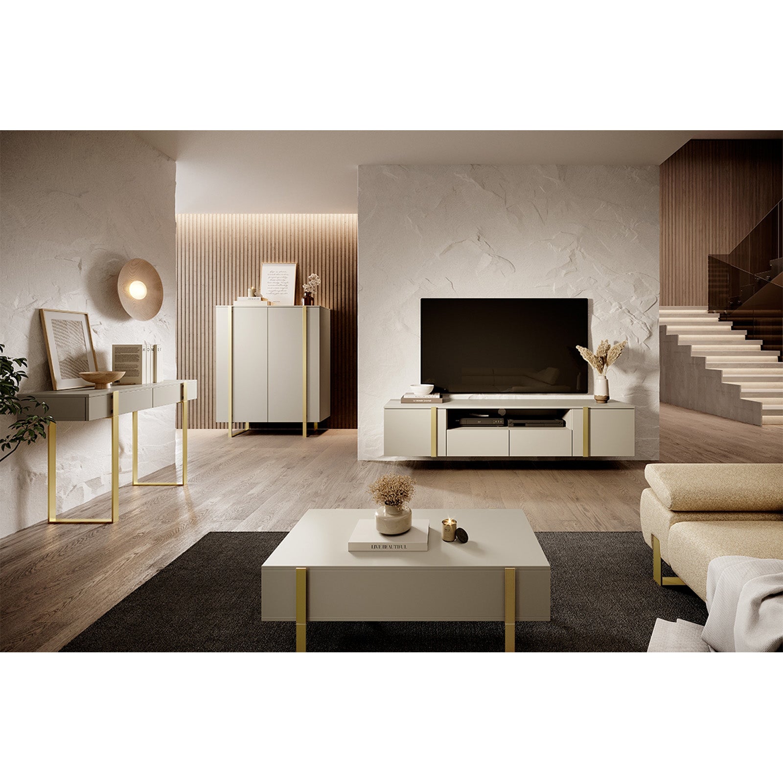 Verica Kommode 200cm, Material: Laminierte Platte