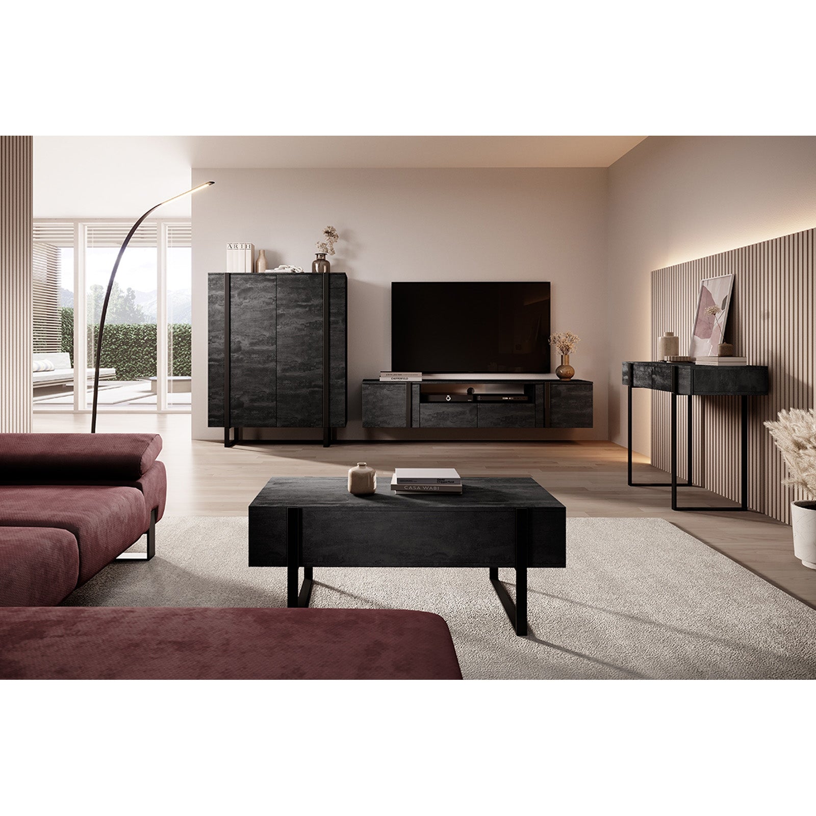 Verica Kommode 200cm, Material: Laminierte Platte