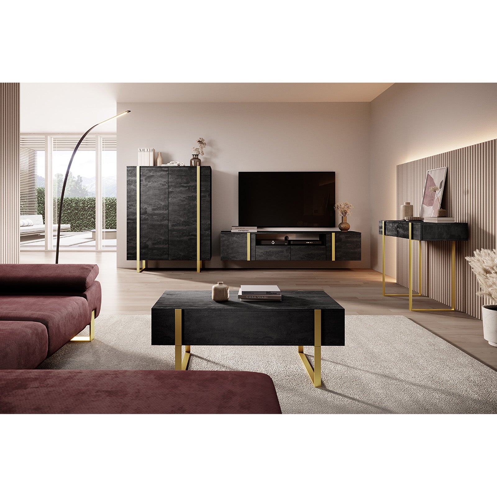 Verica Kommode 200cm, Material: Laminierte Platte