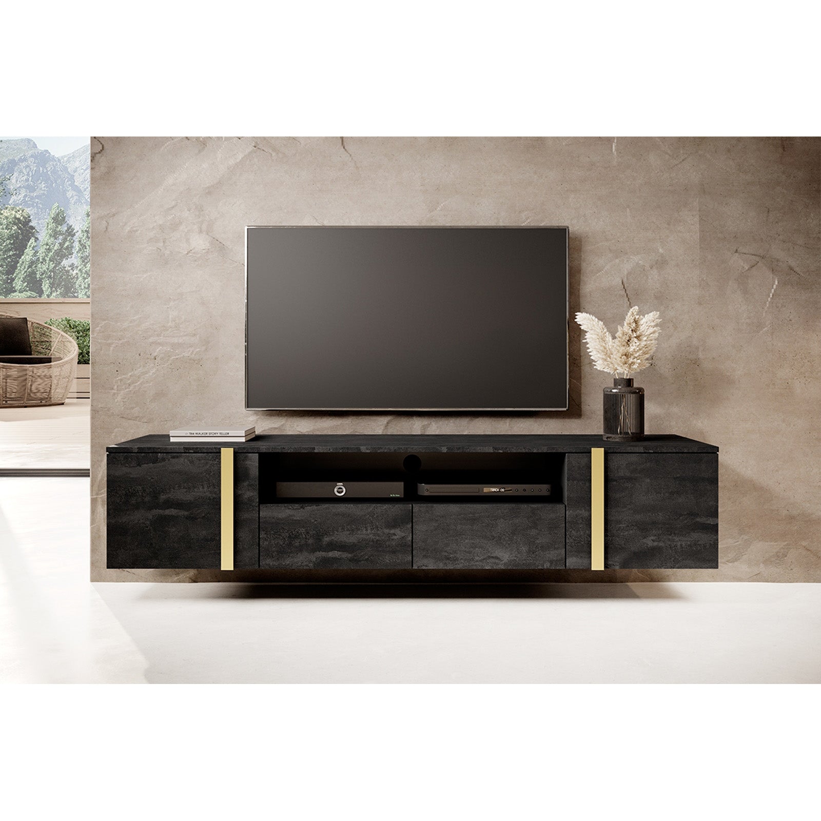 Verica Kommode 200cm, Material: Laminierte Platte