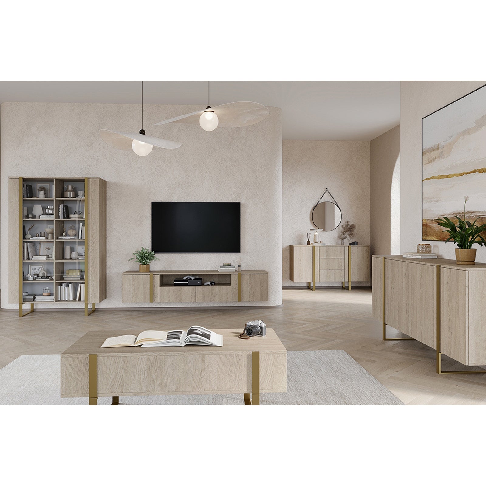 Verica Kommode 200cm, Material: Laminierte Platte