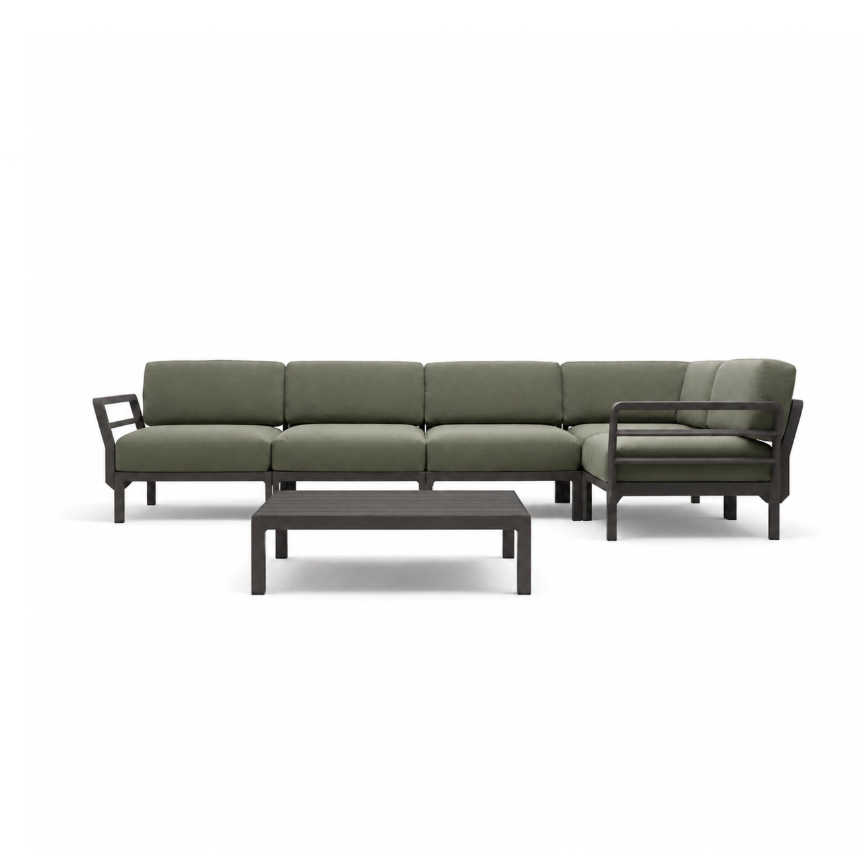 Outdoor-Sitzgruppe Maximo 344x184 cm mit Tisch 