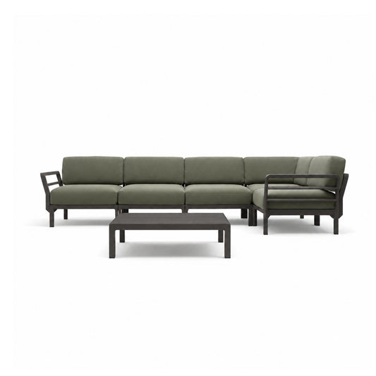 Outdoor-Sitzgruppe Maximo 344x184 cm mit Tisch 